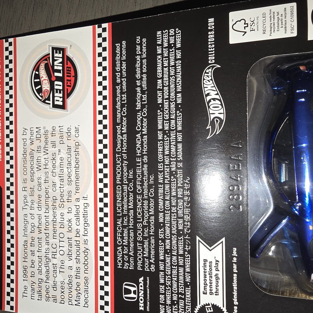 Blue 1995 Honda Integra Type R - Picture 5 of 6